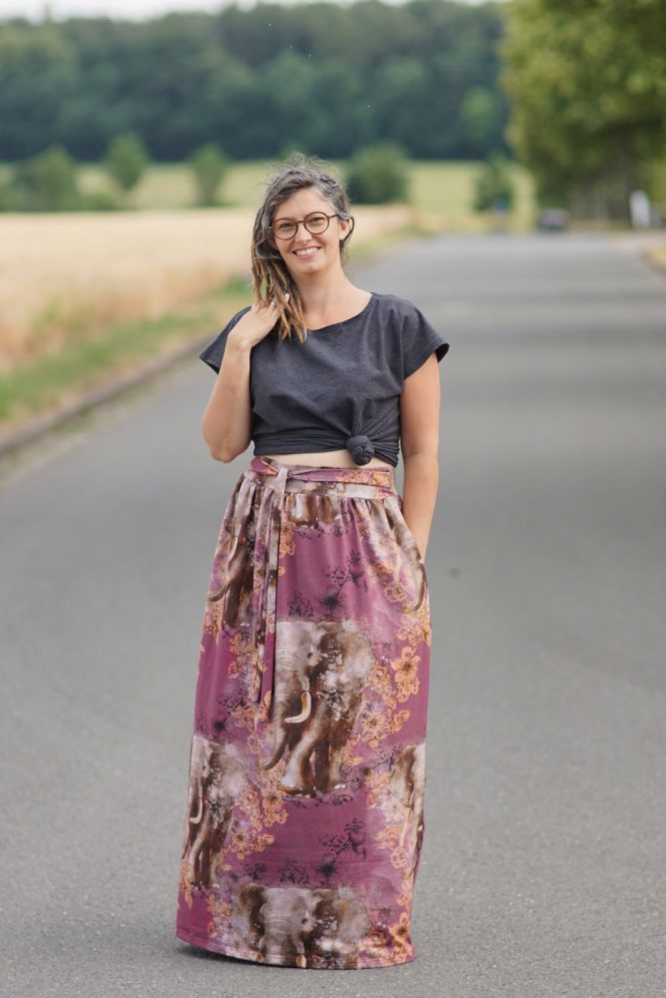 Charitystoff: "This time for Afrika" the power of Love - Eigenproduktion von Graustufen-Stoffe auf Baumwolljersey
